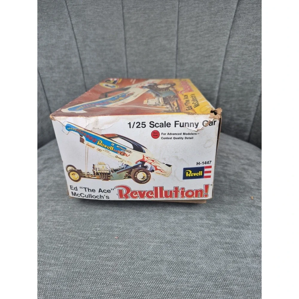 1973 Revell H-1447 Ed The Ace McCulloch Revellution 1/25 Funny Car NEW OPEN BOX